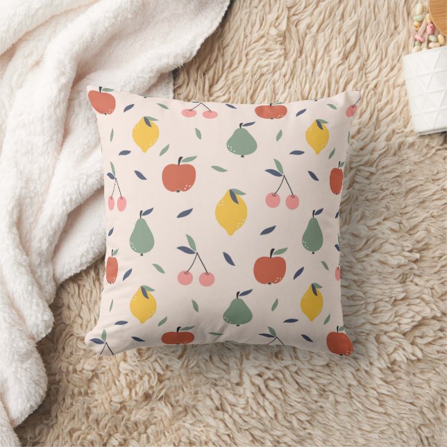 Cute Fruit Pattern Cushion (Blanket)