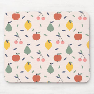 Cute Fruit Pattern Mouse Mat