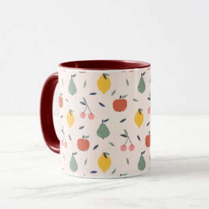 Cute Fruit Pattern Mug
