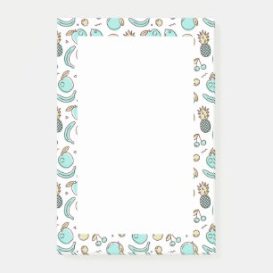 Cute Fruit Pattern Summery Line Drawing Post-it Notes