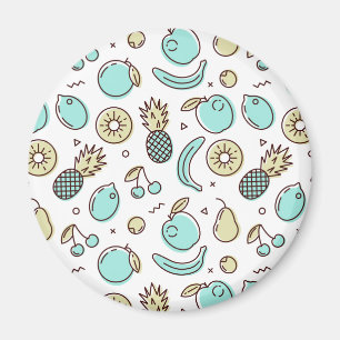 Cute Fruit Pattern Summery Themed Magnet