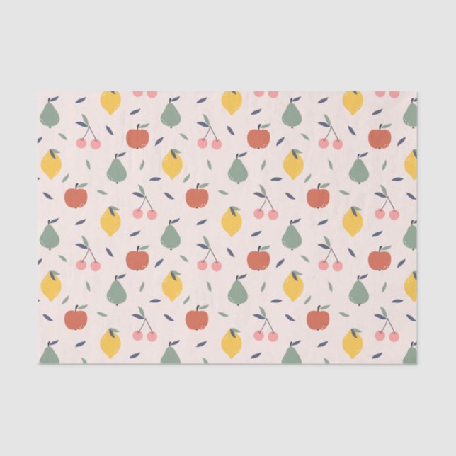 Cute Fruit Pattern Tissue Paper (Front)
