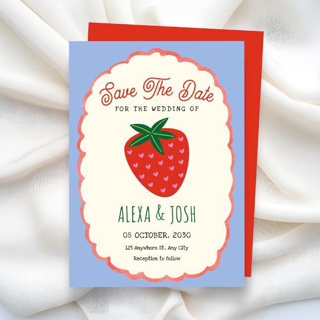 Cute fruit  save the date (Creator Uploaded)