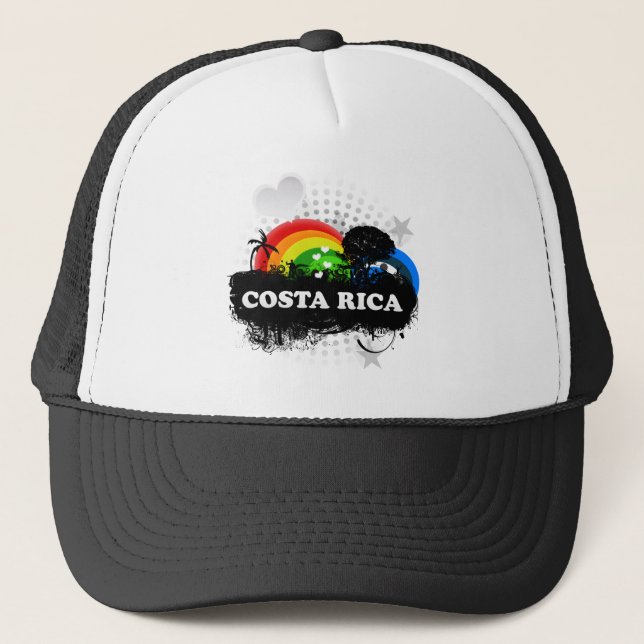 Cute Fruity Costa Rica Trucker Hat (Front)
