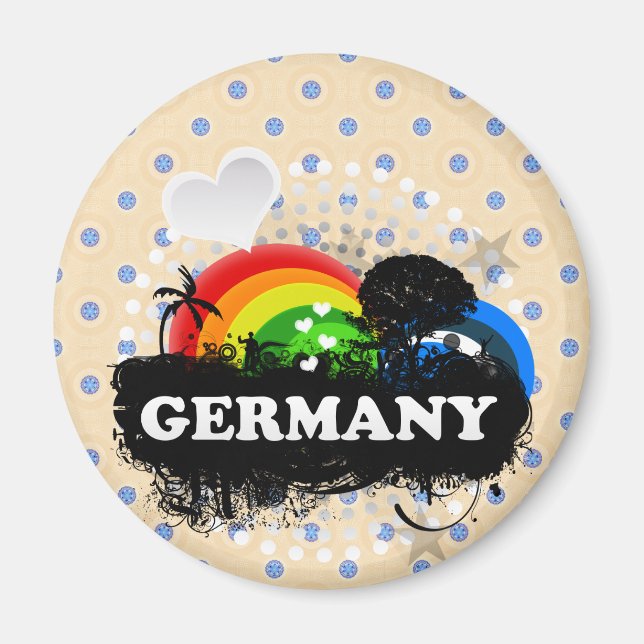 Cute Fruity Germany Magnet (Front)