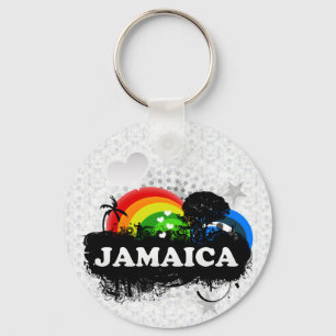 Cute Fruity Jamaica Key Ring