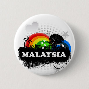 Cute Fruity Malaysia 6 Cm Round Badge