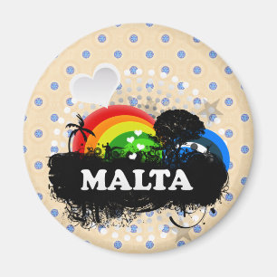Cute Fruity Malta Magnet