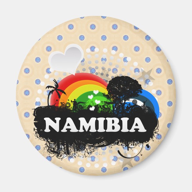 Cute Fruity Namibia Magnet (Front)