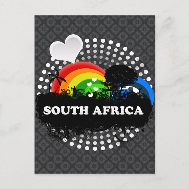 Cute Fruity South Africa Postcard (Front)