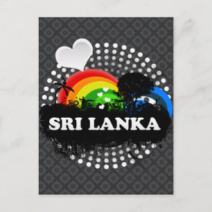 Cute Fruity Sri Lanka Postcard