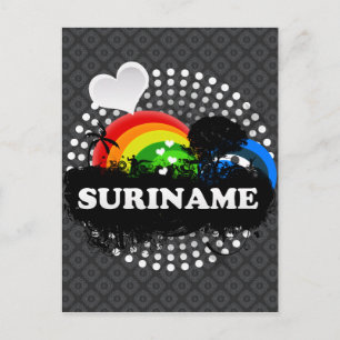 Cute Fruity Suriname Postcard