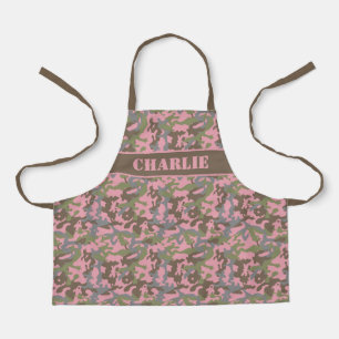Cute Fun Camo – Woodland Pink Apron