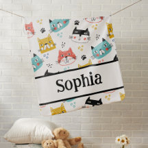 Cute fun cats pattern