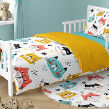 Cute fun cats pattern children