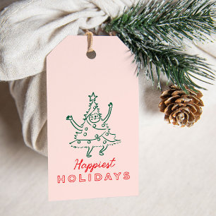 Cute Fun Doodles Christmas Holiday  Gift Tags
