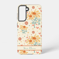 Cute Fun Floral Pattern Customised Name