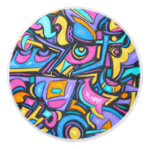 Cute Fun Funky Colourful Bold Whimsical Shapes