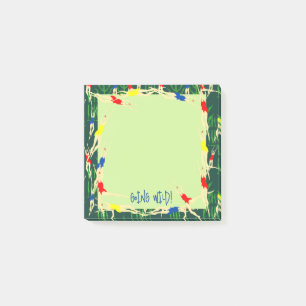 Cute, fun gift for Wild Swimming woman, Post-it Notes