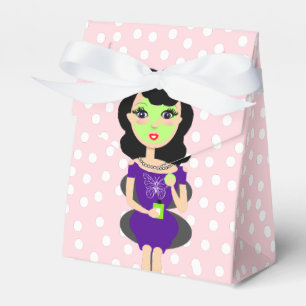 Cute Fun Girly Pamper Spa Party Theme For Girls Favour Box