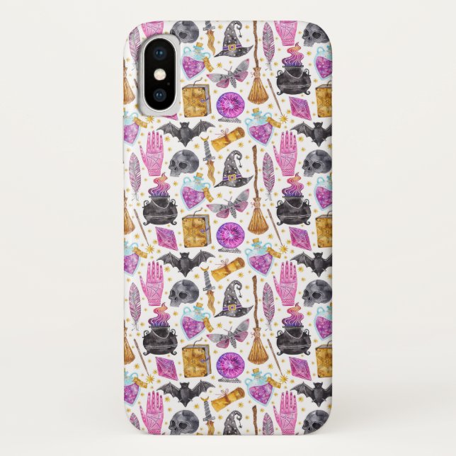 Cute Fun Halloween Pattern Case-Mate iPhone Case (Back)