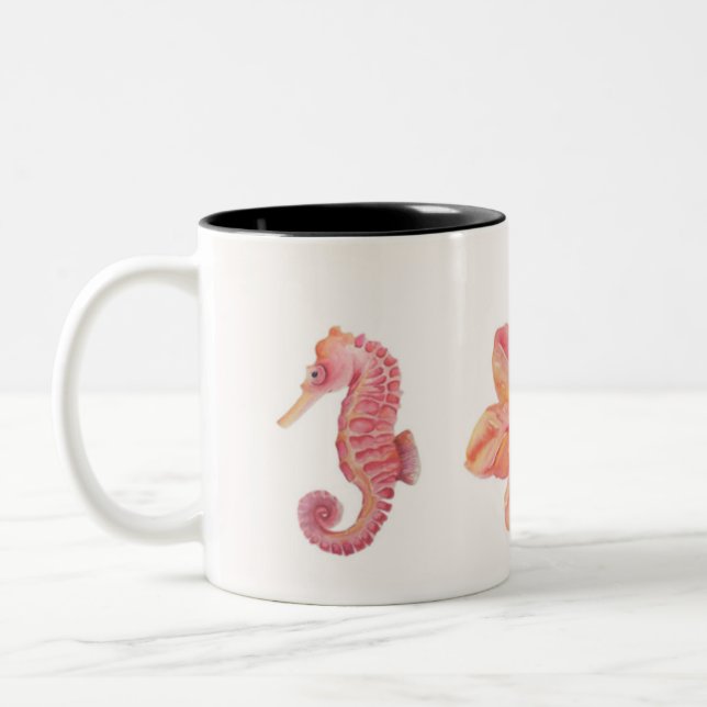 Cute fun mugs! Two-Tone coffee mug (Left)