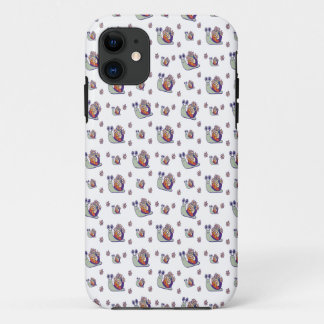 Cute Fun Pattern for Phone Case with Snails