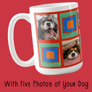  Cute Fun Personalised Photo Gift for Dog Mum Pup Coffee Mug