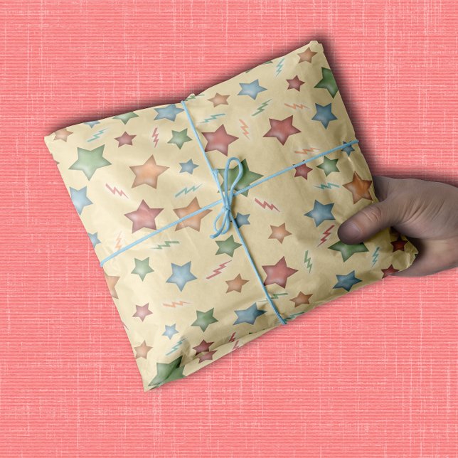 Cute Fun Stars for Baby Tissue Paper (Creator Uploaded)