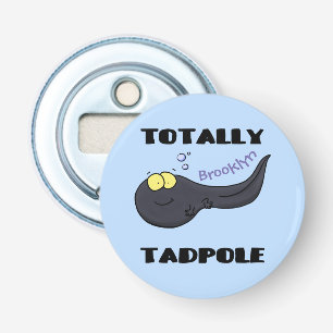 Cute fun tadpole cartoon illustration bottle opener