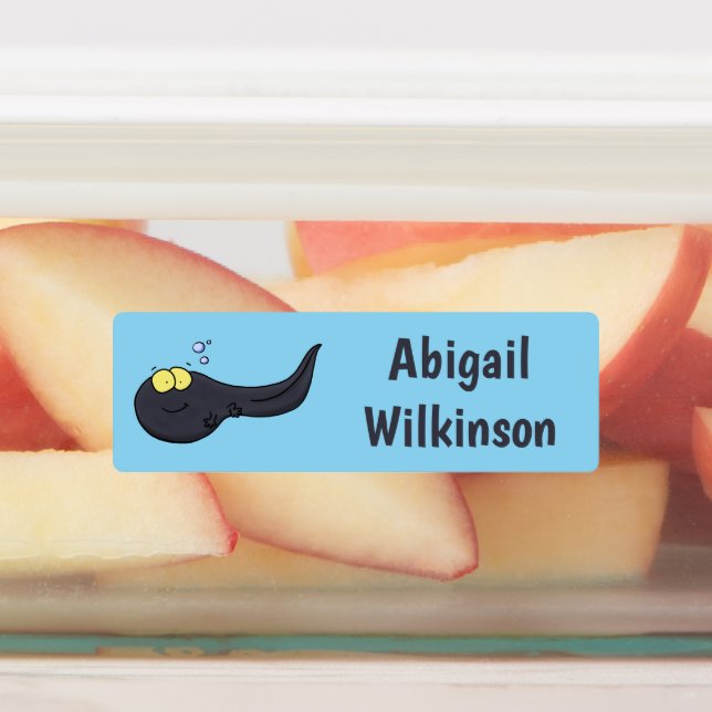 Cute fun tadpole cartoon personalised (Affixed)