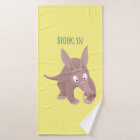 Cute funny aardvark cartoon