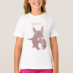 Cute funny aardvark cartoon T-Shirt