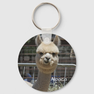 Cute Funny Alpaca Keychain