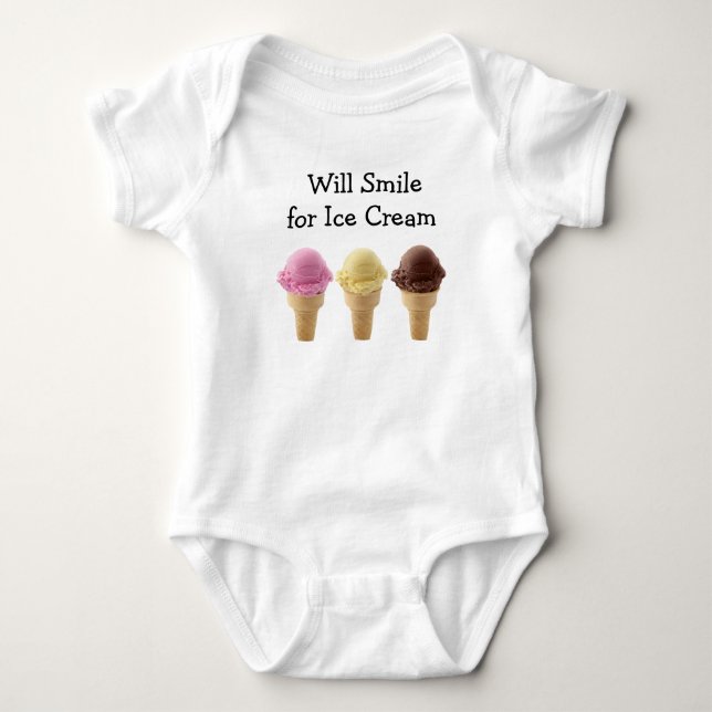 Cute Funny Baby  Bodysuit (Front)