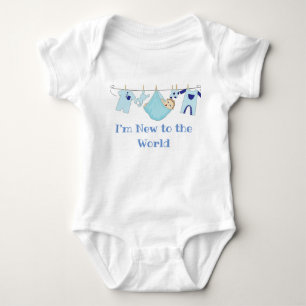 Cute Funny Baby Jersey Bodysuit W/ Saying T-Shirt