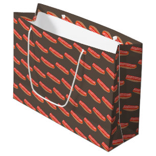 Cute Funny Bacon Large Gift Bag