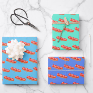 Cute Funny Bacon Wrapping Paper Sheet