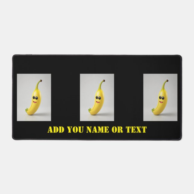 cute funny banana Desk Mat (Front)