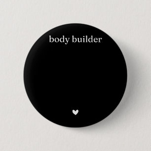 Cute Funny Body Builder Pregnancy Announcement 6 Cm Round Badge