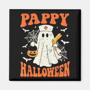 Cute Funny Boo Ghost Nurses Pappy Halloween Obgyn Magnet