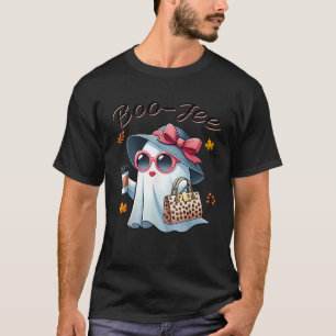 Cute Funny Boo Jee Ghost Halloween Boujee Women Gi T-Shirt