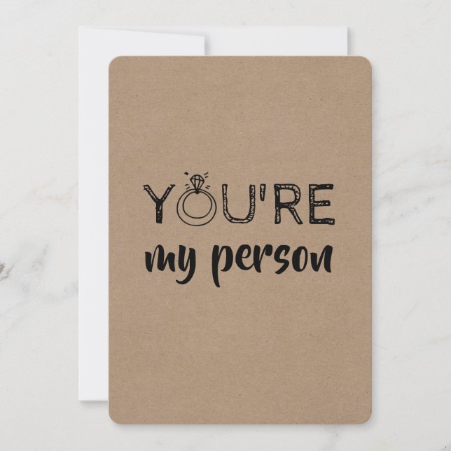 Cute Funny Bridesmaid / Maid of Honour Proposal Invitation (Front)