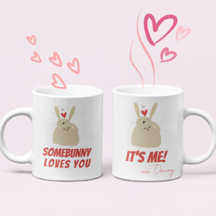 Cute Funny Bunnies Rabbit Pun Love Coffee Mug