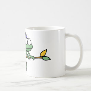 Cute Funny Cartoon Chameleon Green Lizard Coffee Mug