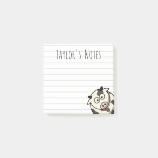 Cute Funny Cartoon Cow Post-it Notes