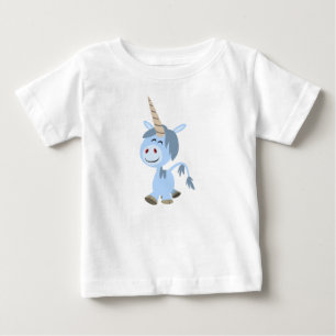 Cute Funny Cartoon Unicorn Baby T-Shirt