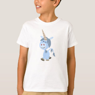 Cute Funny Cartoon Unicorn Children T-Shirt