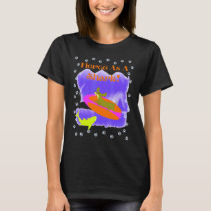 Cute Funny Casual Dachshund Fierce As A Shark Nove T-Shirt