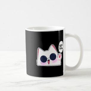 Cute Funny Cat Funny Anime Meme Nah I'd Win Gojo C Coffee Mug